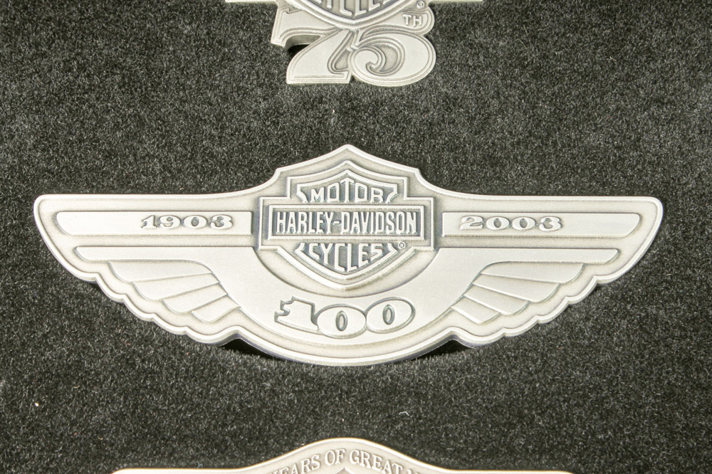 Nickel Silver Harley-Davidson Medallions