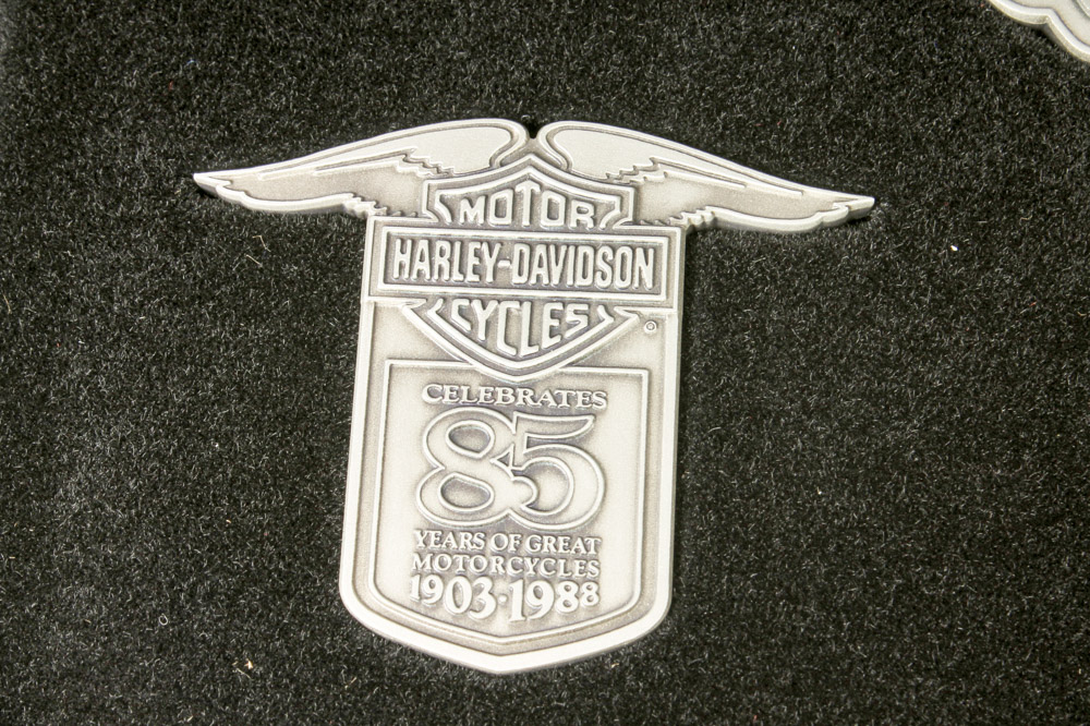Nickel Silver Harley-Davidson Medallions