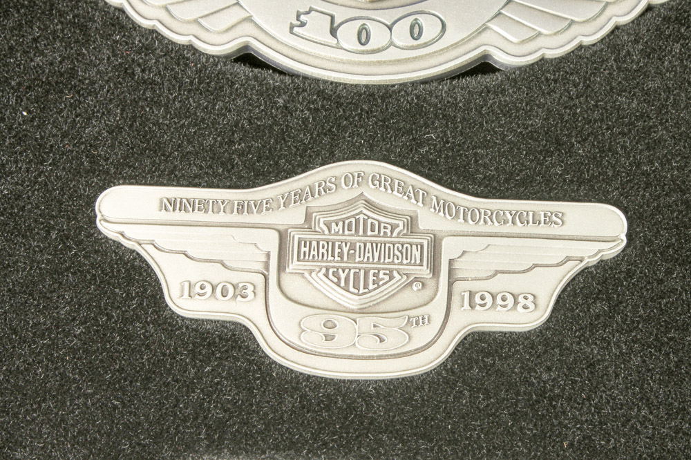 Nickel Silver Harley-Davidson Medallions
