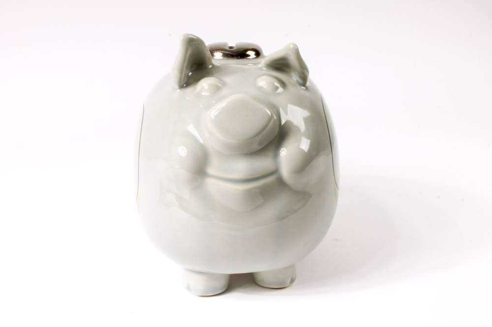 Vintage Harley-Davidson Piggy Bank