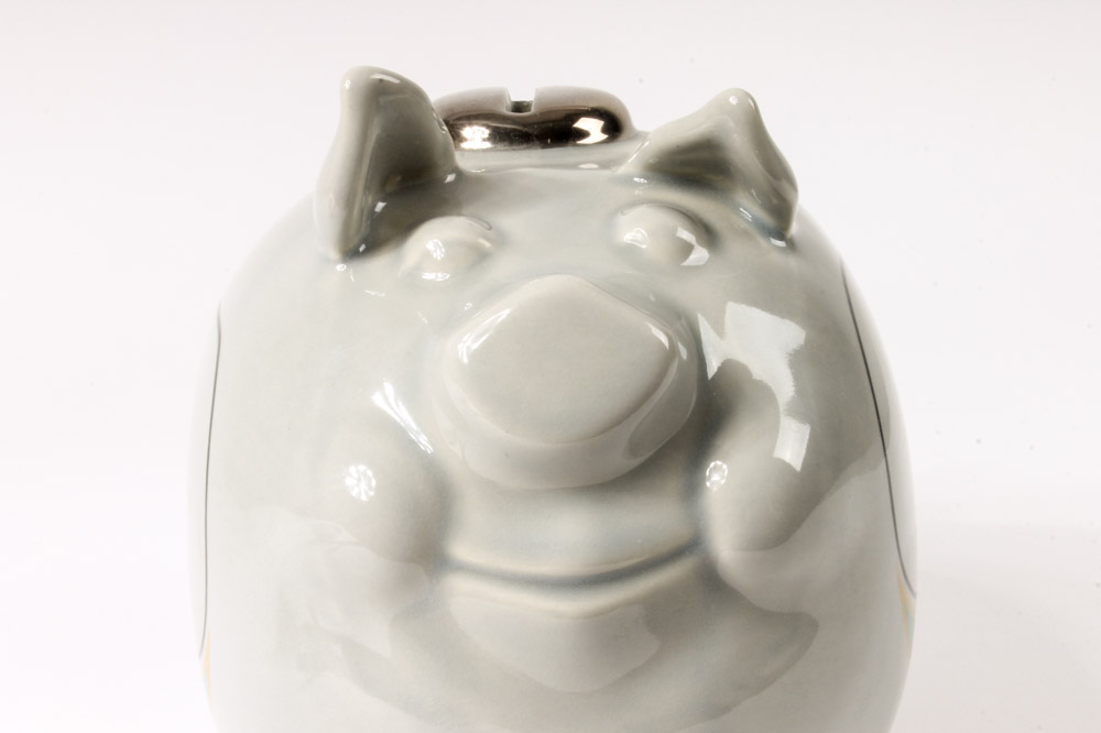Vintage Harley-Davidson Piggy Bank