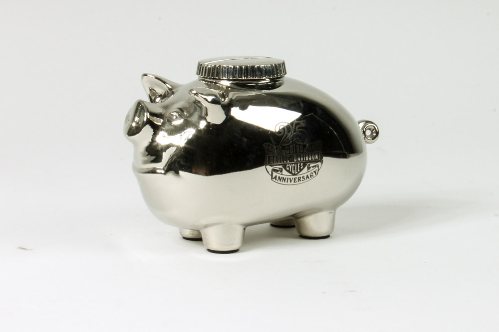 Harley-Davidson Commemorative Anniversary Piggy Banks