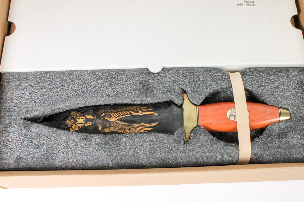 Harley-Davidson 90th Anniversary Bowie Knife by Gerber