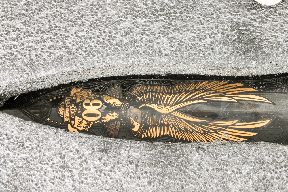 Harley-Davidson 90th Anniversary Bowie Knife by Gerber