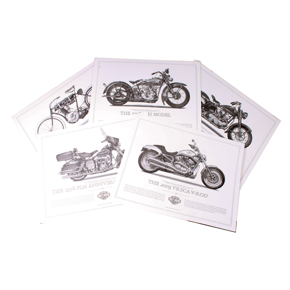 100th Anniversary Edition Harley-Davidson Art Prints