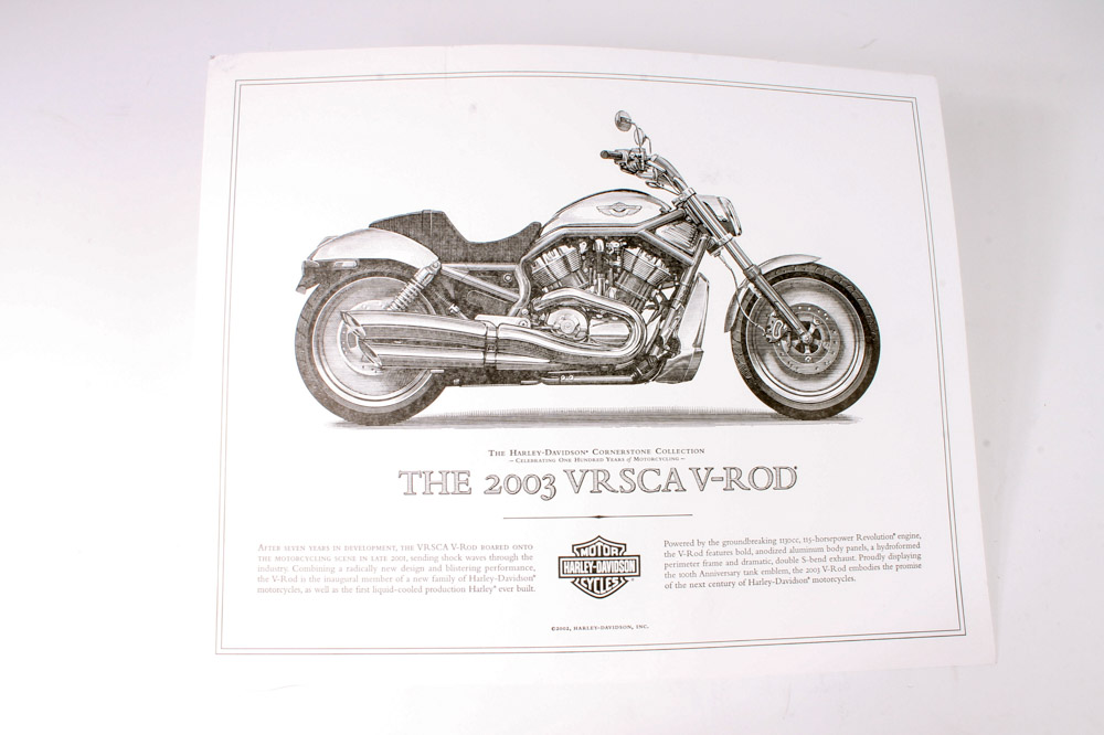 100th Anniversary Edition Harley-Davidson Art Prints