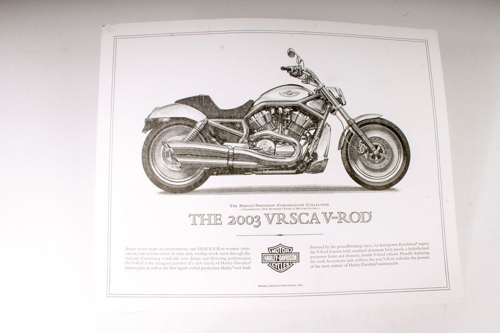 100th Anniversary Edition Harley-Davidson Art Prints