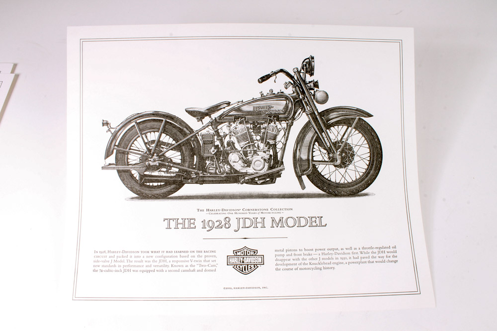 100th Anniversary Edition Harley-Davidson Art Prints