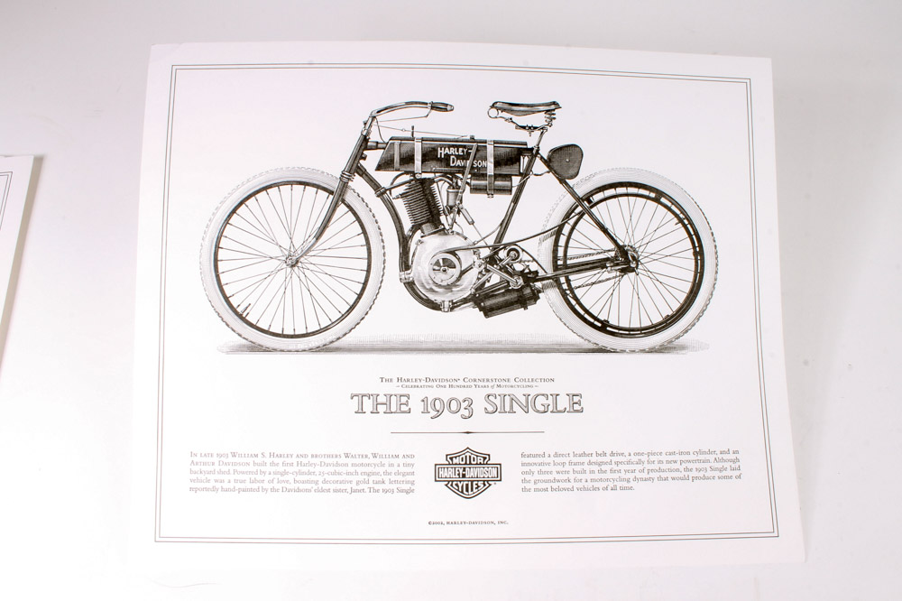 100th Anniversary Edition Harley-Davidson Art Prints
