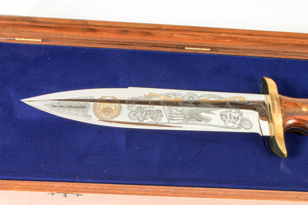 Harley-Davidson 85th Anniversary Knife by Buck Knives