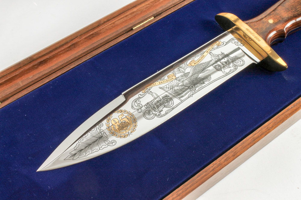 Harley-Davidson 85th Anniversary Knife by Buck Knives
