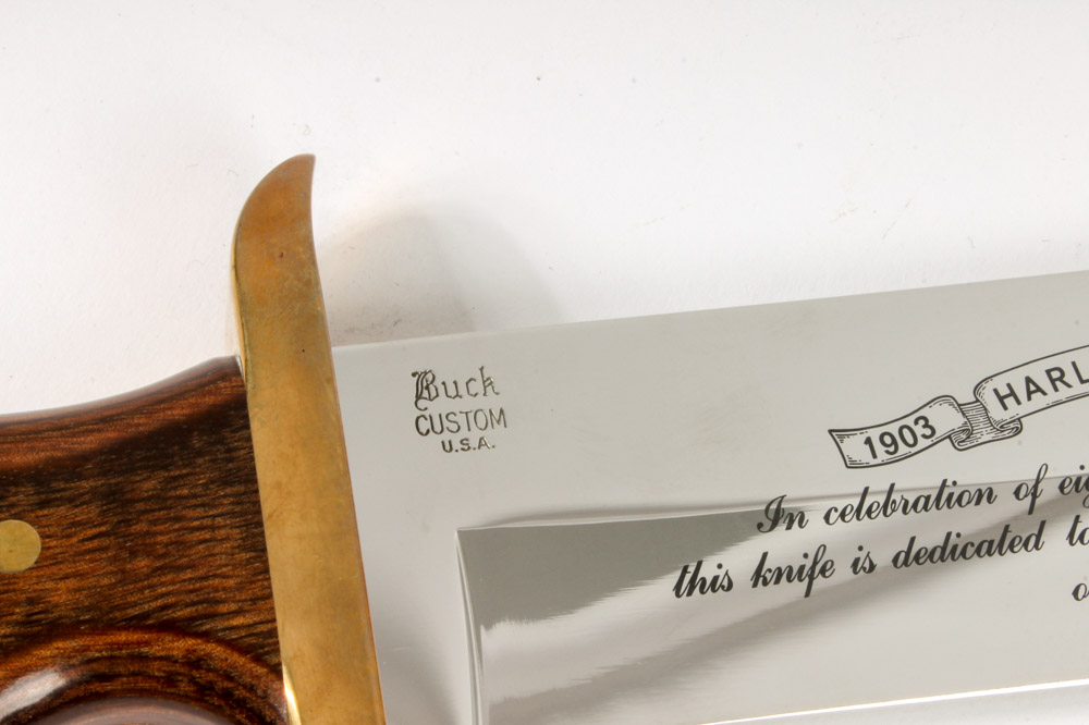 Harley-Davidson 85th Anniversary Knife by Buck Knives
