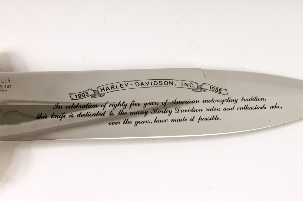 Harley-Davidson 85th Anniversary Knife by Buck Knives