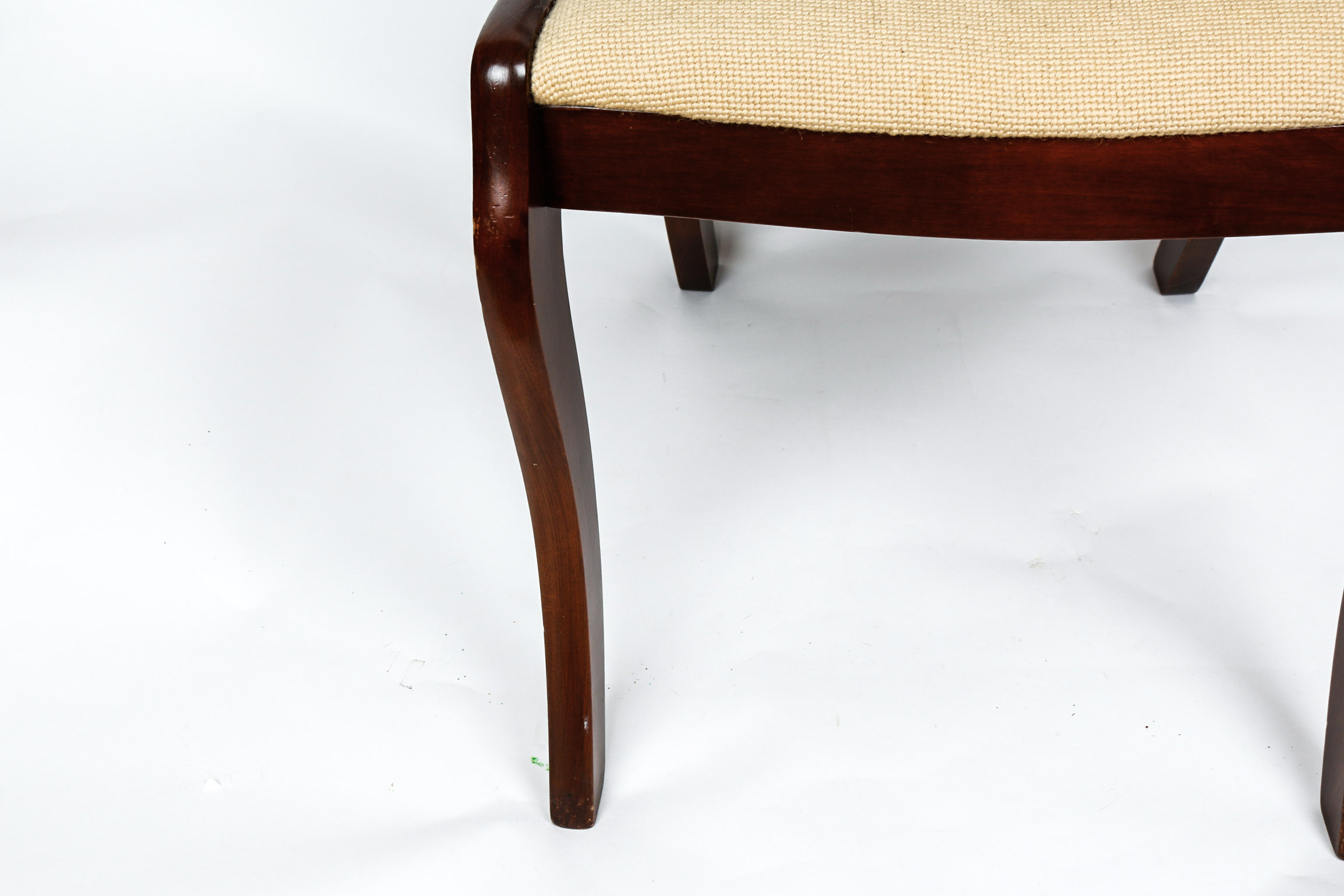 Six Duncan Phyfe Needlepoint Side Chairs by Tell City Chair Company