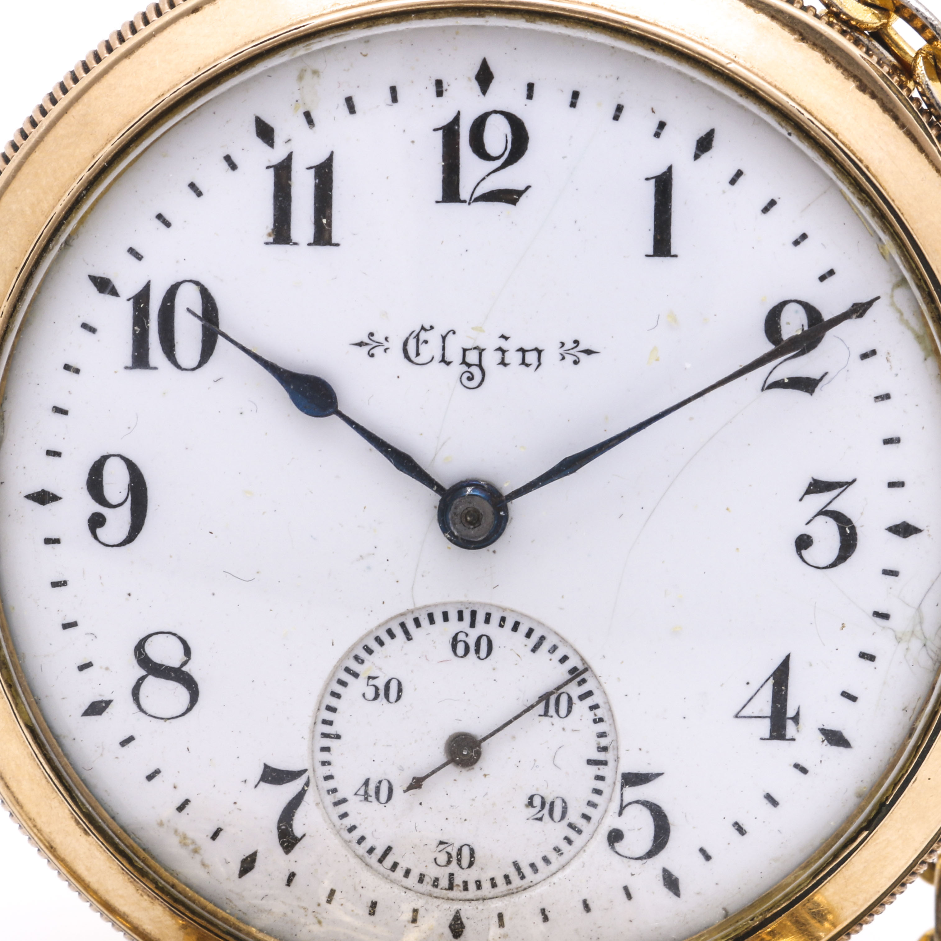 Eglin Gold Filled Personalized Pocket Watch