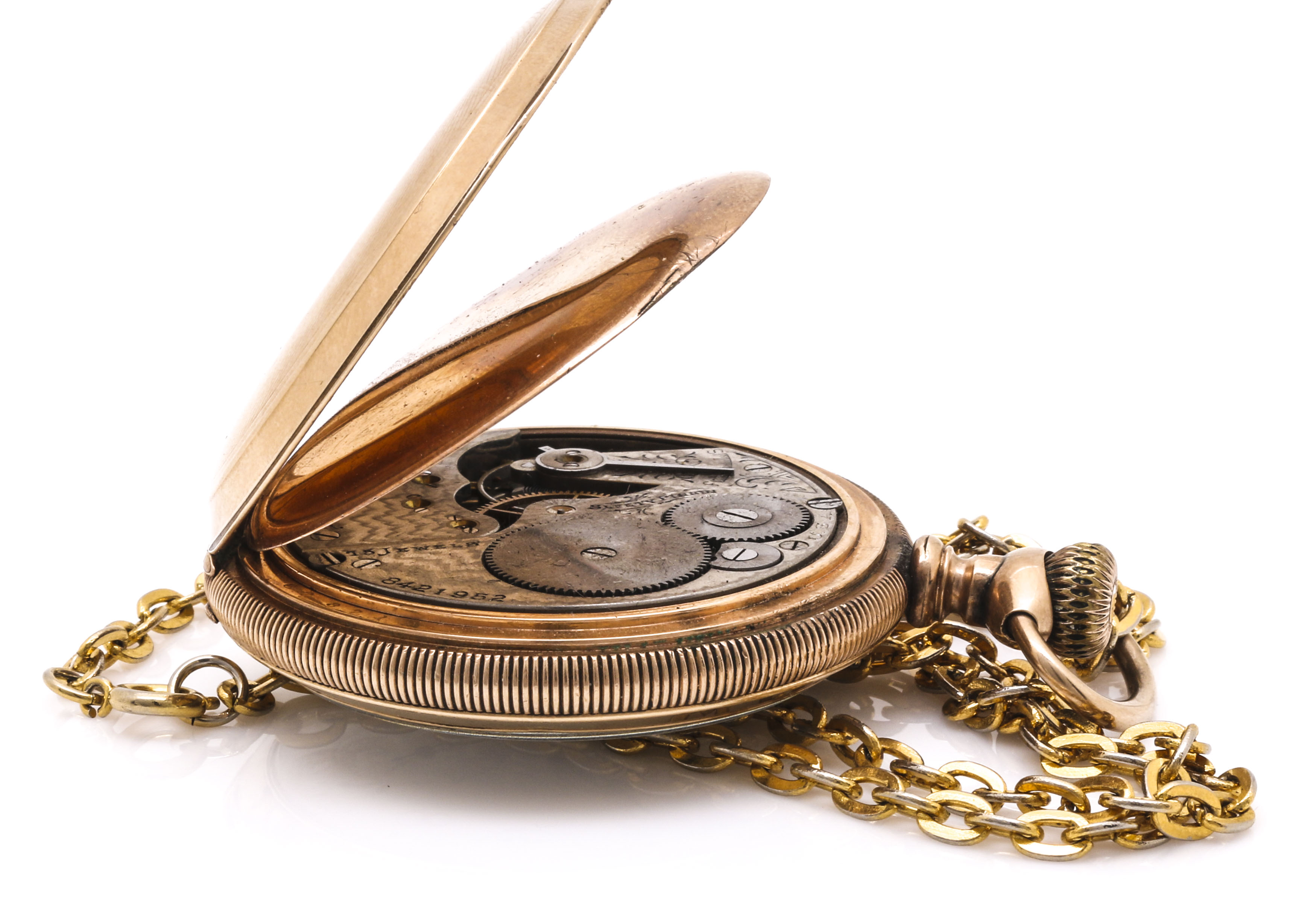 Eglin Gold Filled Personalized Pocket Watch