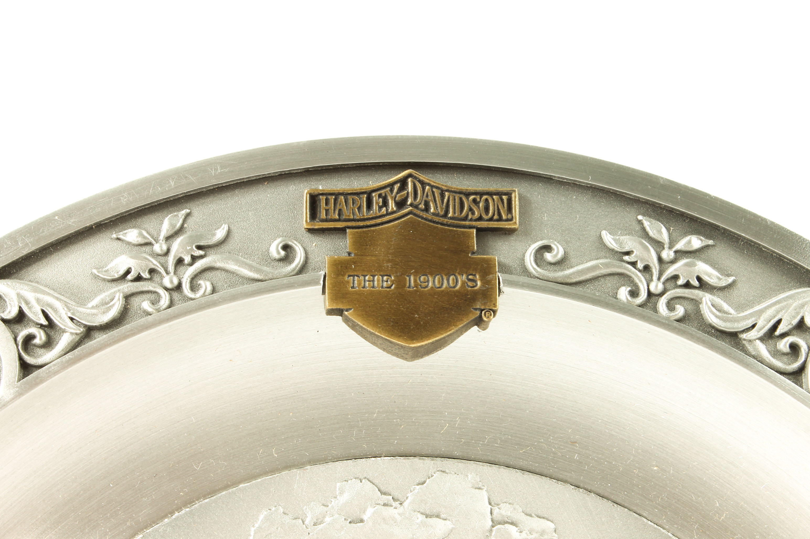 Assortment of Harley-Davidson Pewter Plates