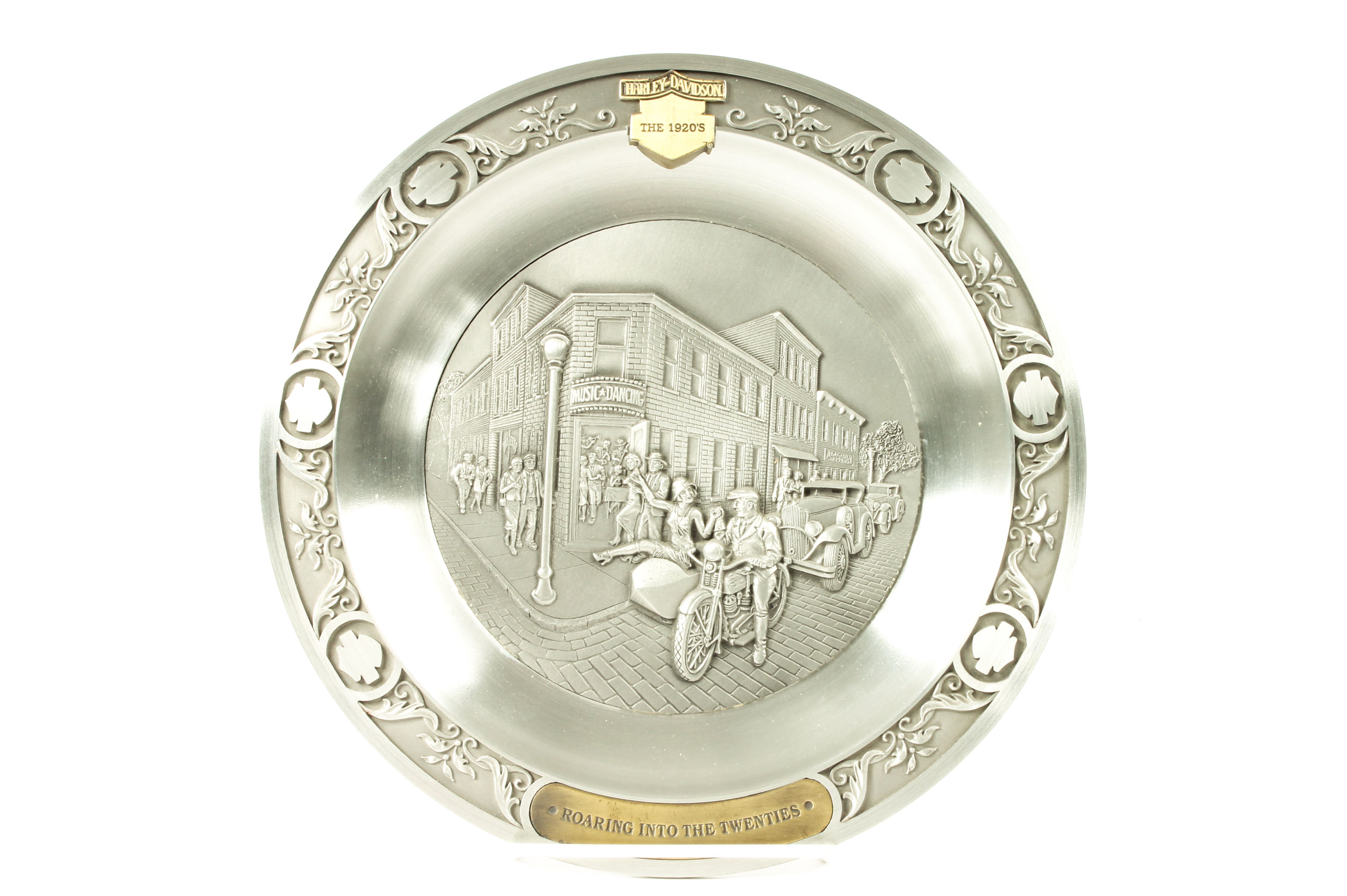 Assortment of Harley-Davidson Pewter Plates