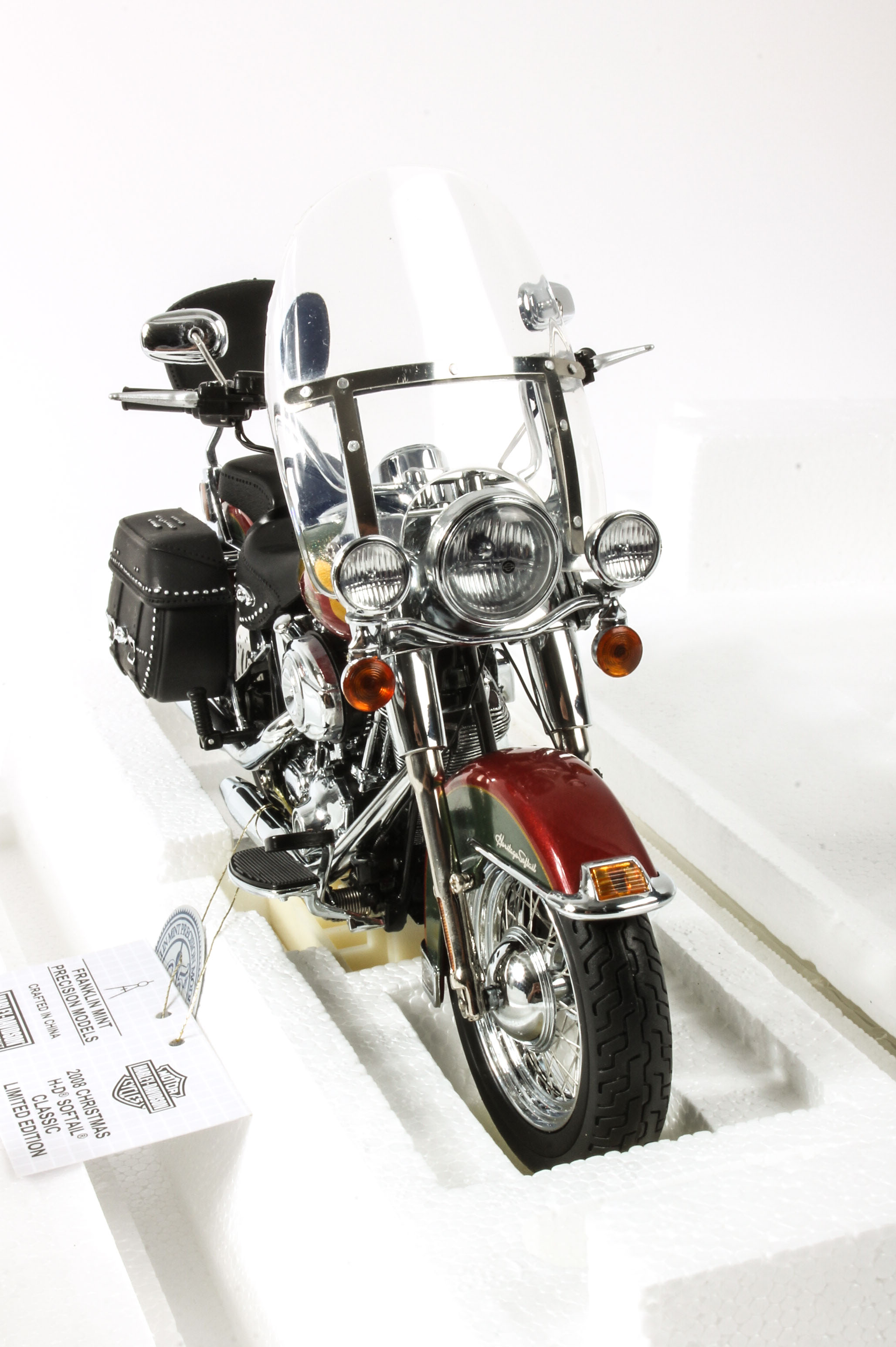 Franklin Mint Harley-Davidson Christmas Edition Model Motorcycle