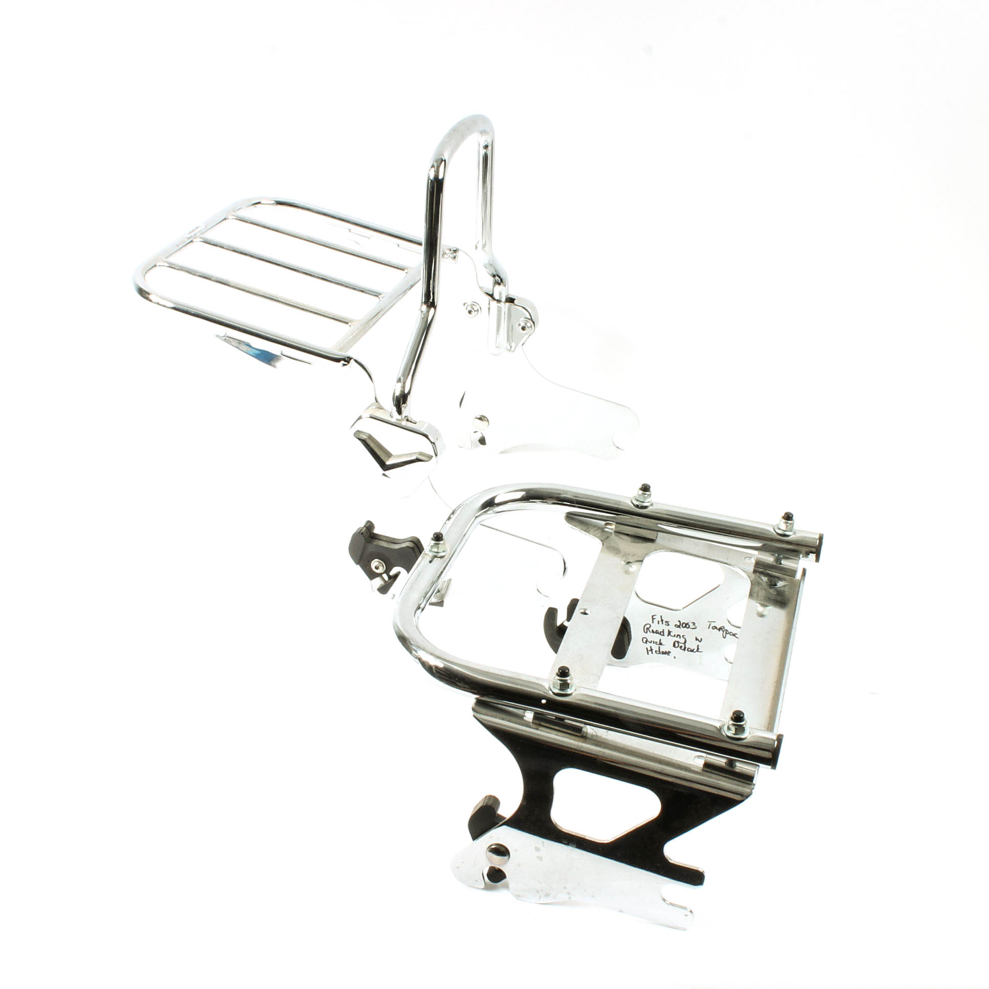 Chrome-Finish Harley-Davidson 2003 Road King Storage Attachments