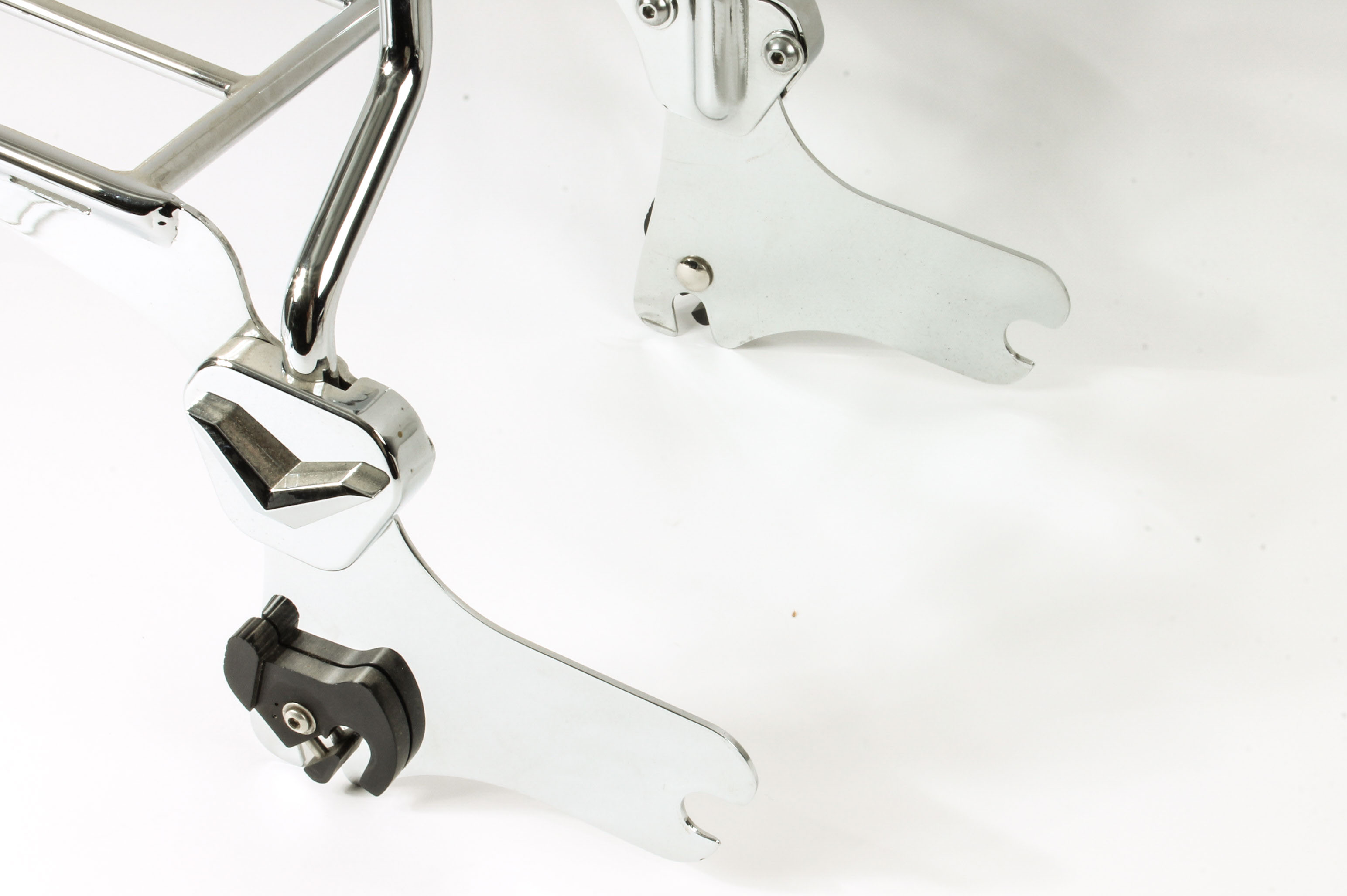 Chrome-Finish Harley-Davidson 2003 Road King Storage Attachments