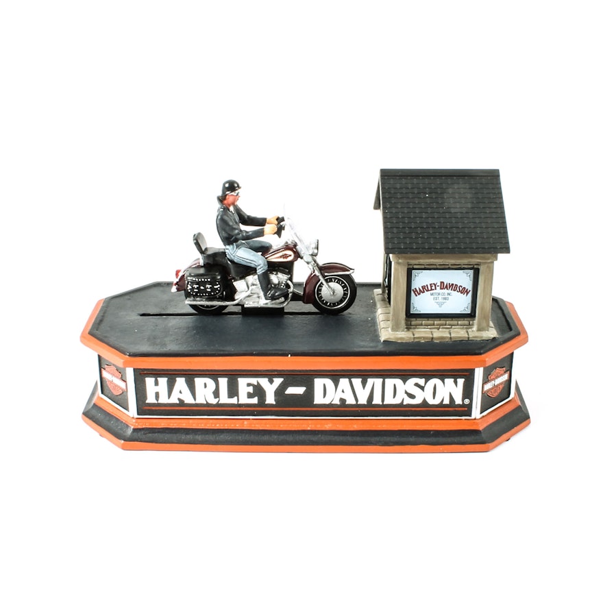 Franklin Mint Harley-Davidson Mechanical Bank