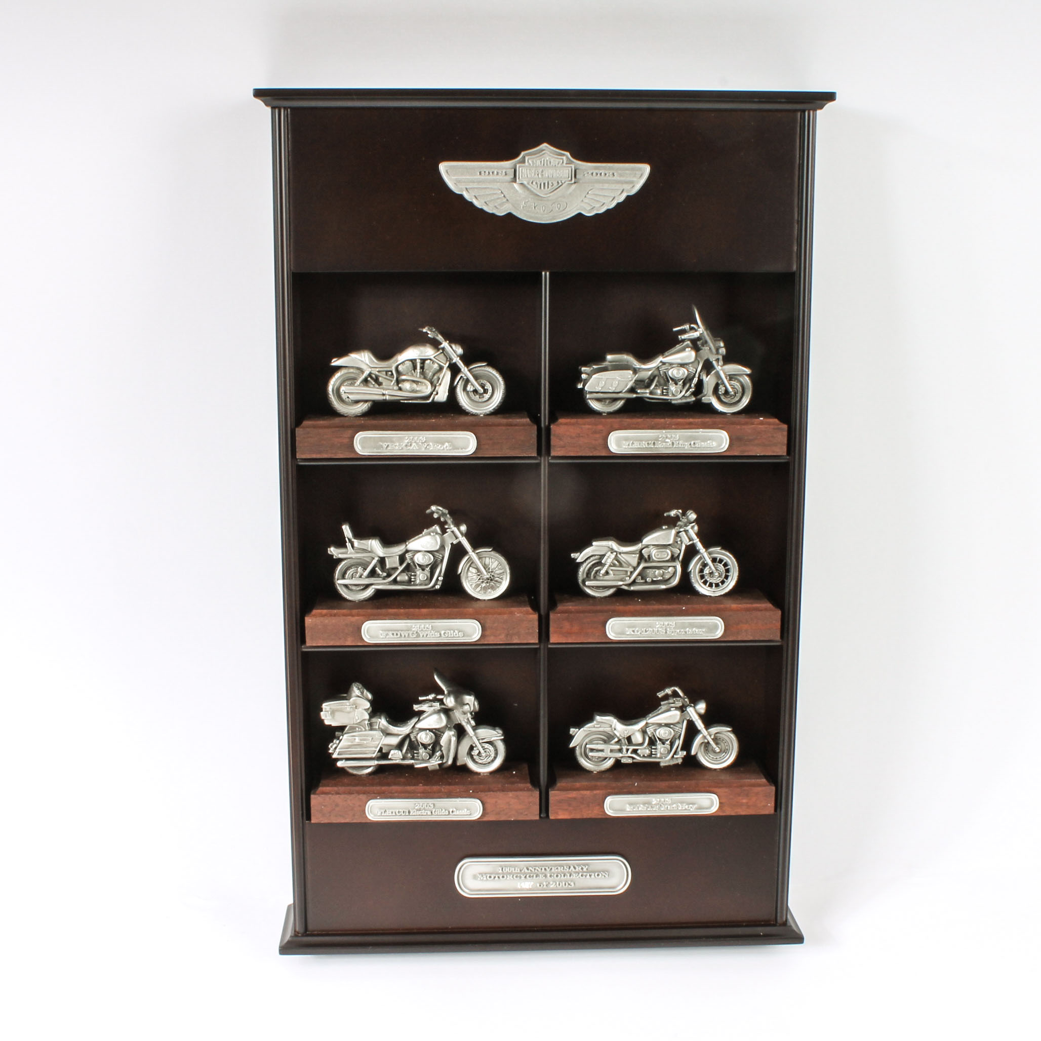 Harley-Davidson 100th Anniversary Limited Edition Pewter Model Set