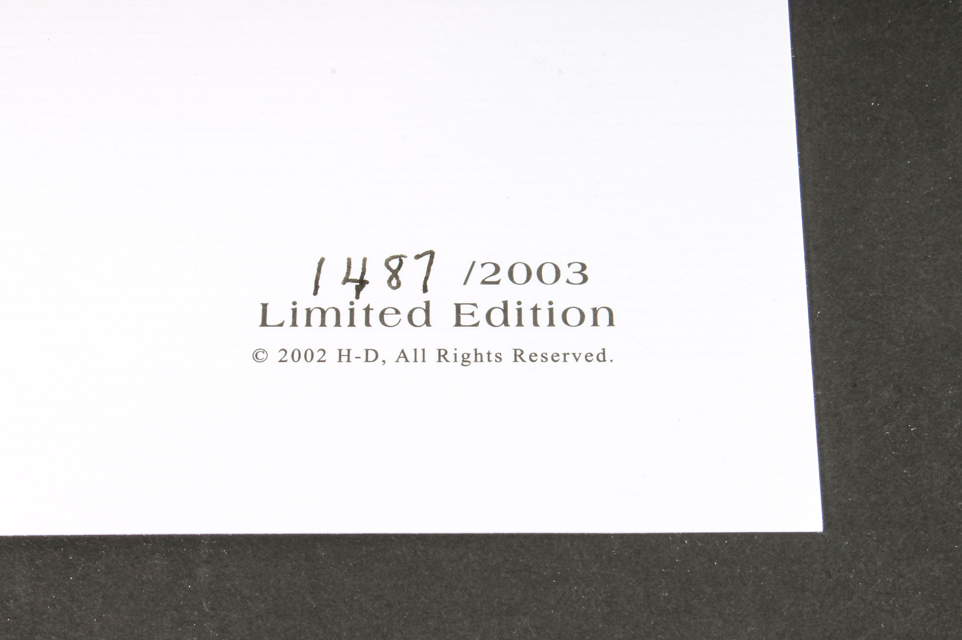 Harley-Davidson 100th Anniversary Limited Edition Pewter Model Set