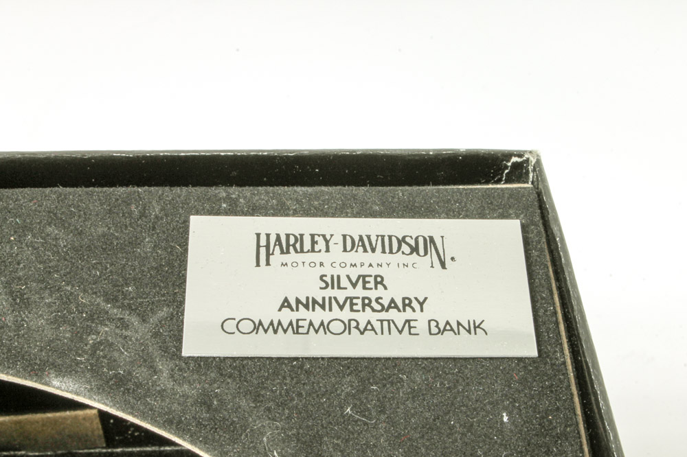 Pair of Harley-Davidson Commemorative Piggy Banks
