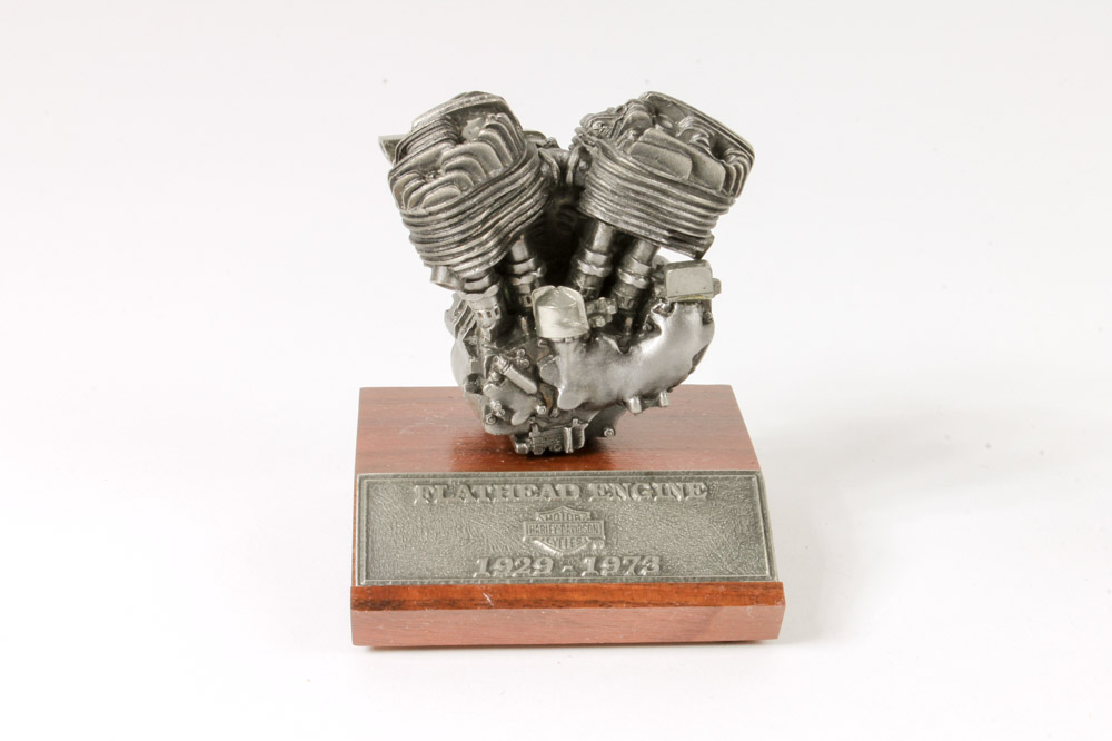 Collection of Pewter Harley-Davidson Model Engines
