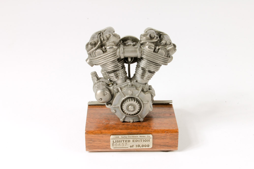 Collection of Pewter Harley-Davidson Model Engines