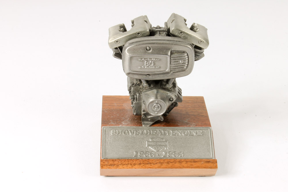 Collection of Pewter Harley-Davidson Model Engines