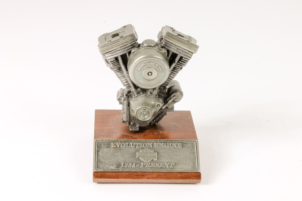 Collection of Pewter Harley-Davidson Model Engines