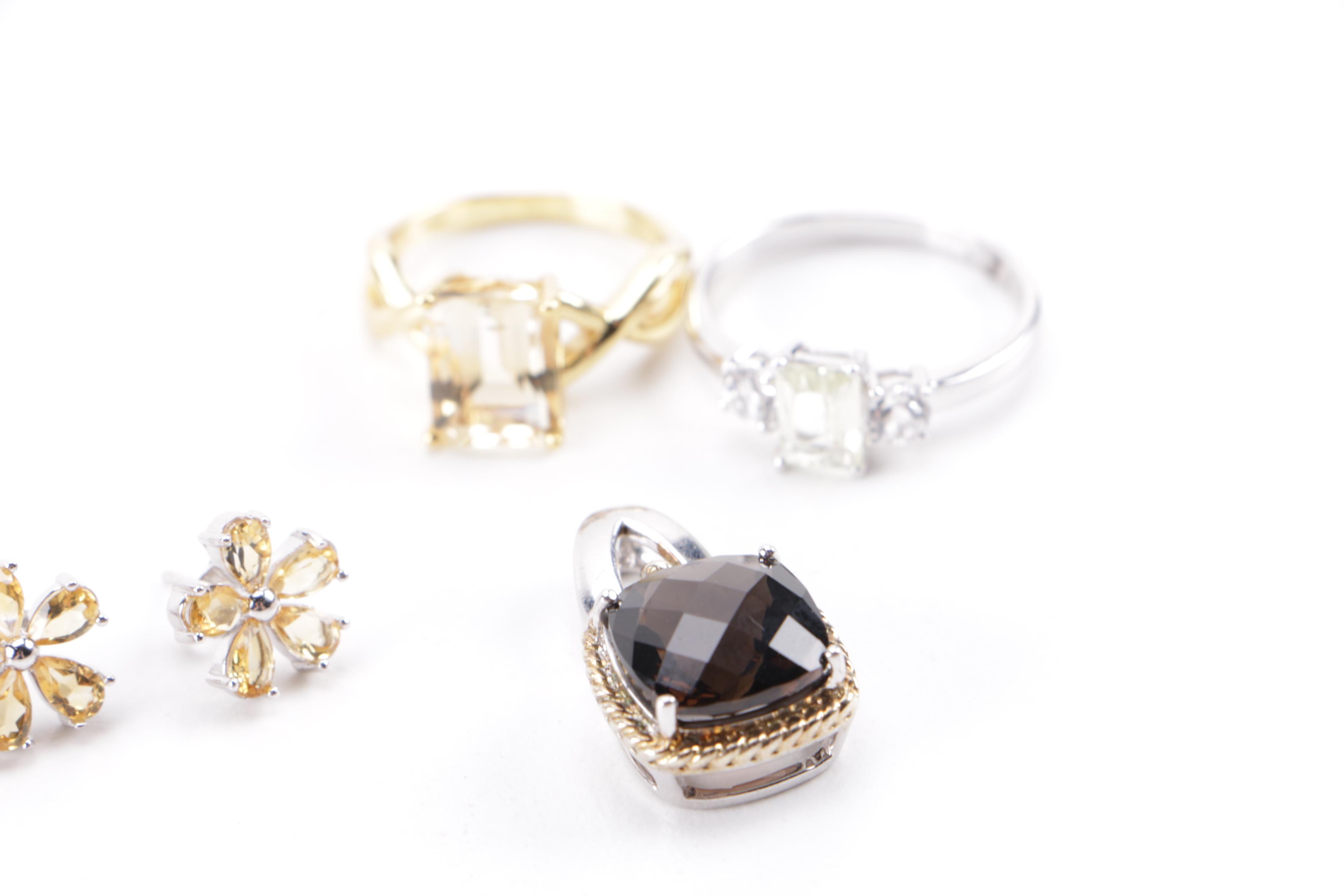 Sterling Silver and Gemstone Jewelry