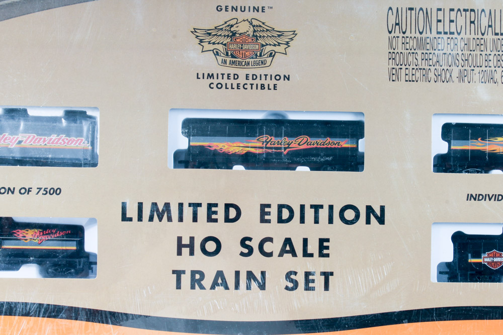 Collection of HO-Scale Harley-Davidson Model Trains