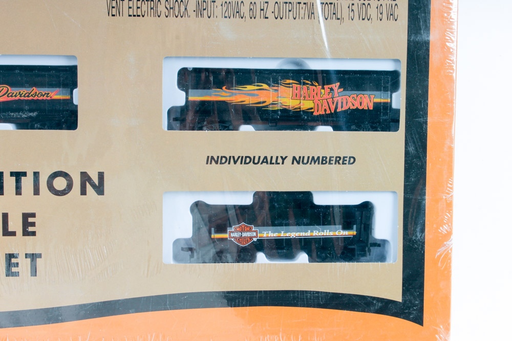Collection of HO-Scale Harley-Davidson Model Trains