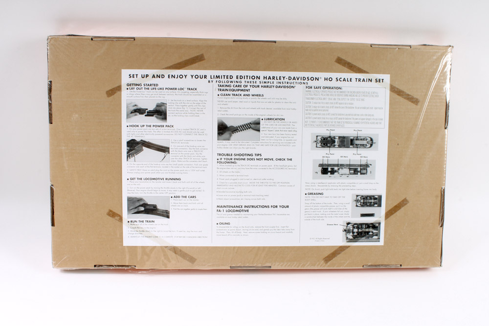 Collection of HO-Scale Harley-Davidson Model Trains