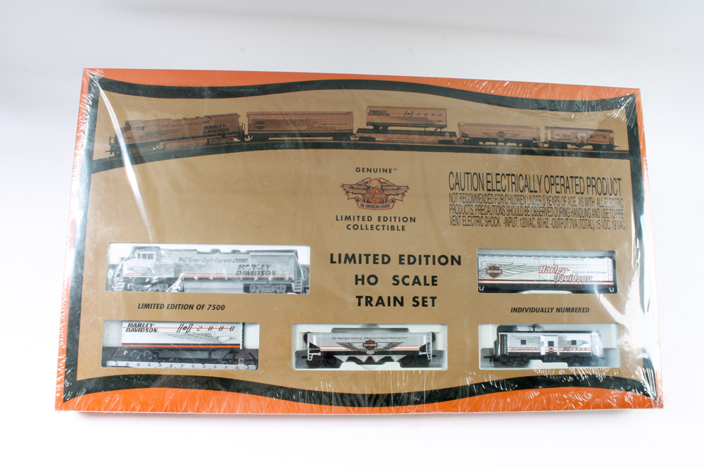 Collection of HO-Scale Harley-Davidson Model Trains