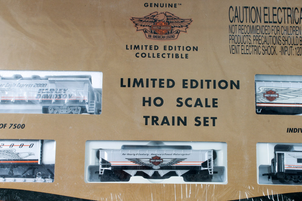 Collection of HO-Scale Harley-Davidson Model Trains