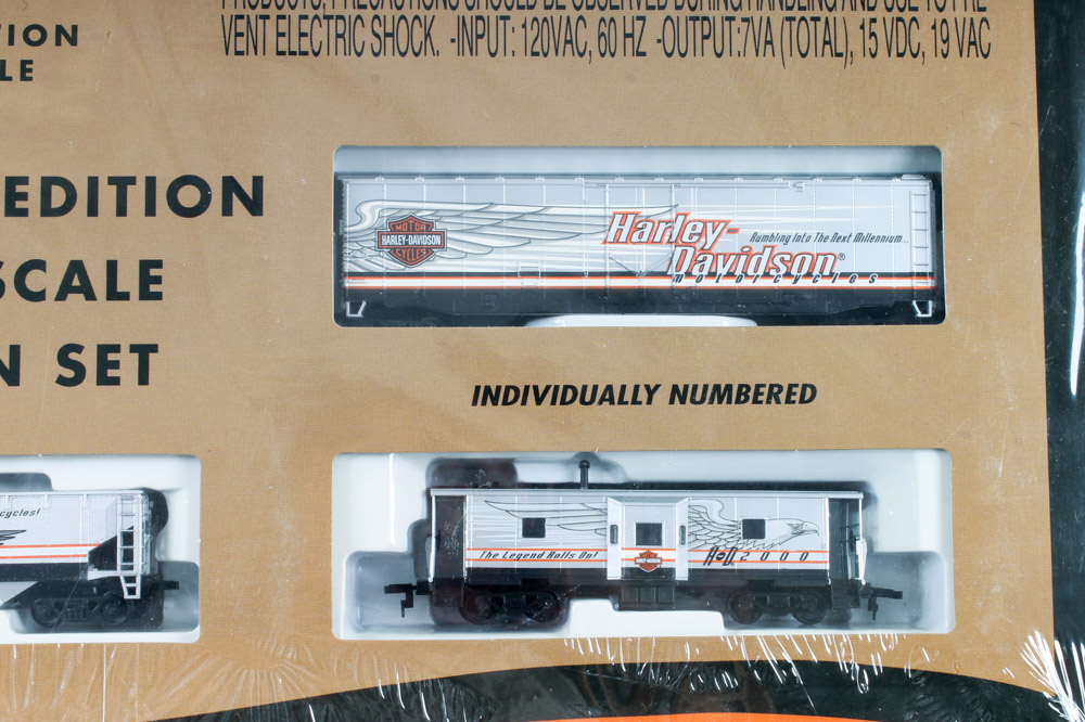 Collection of HO-Scale Harley-Davidson Model Trains