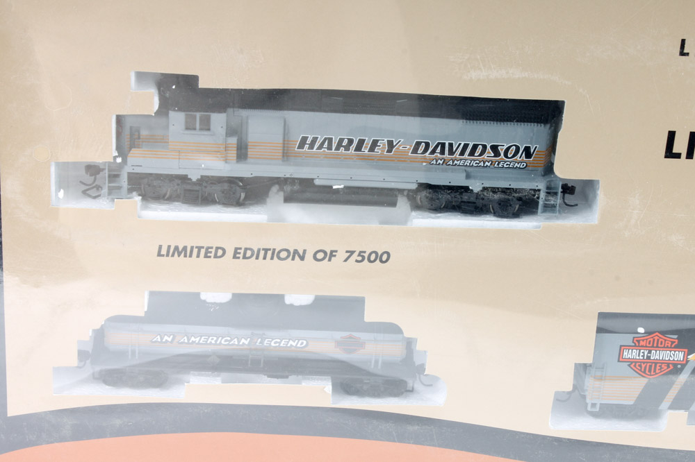 Collection of HO-Scale Harley-Davidson Model Trains