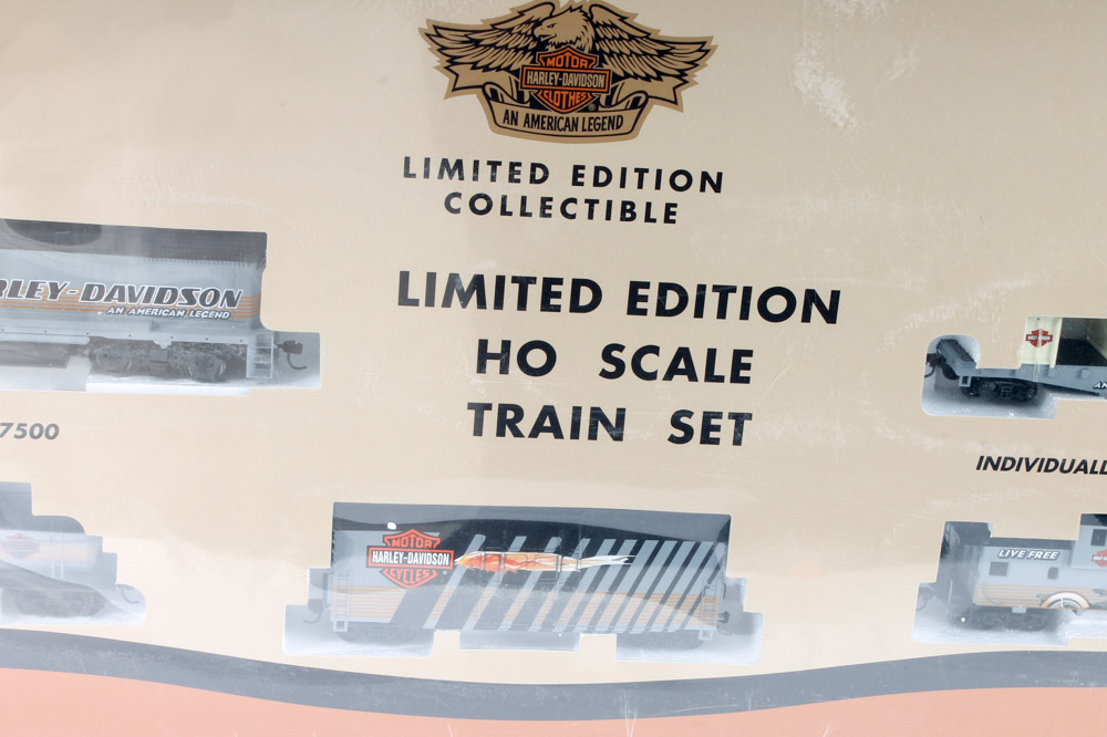 Collection of HO-Scale Harley-Davidson Model Trains