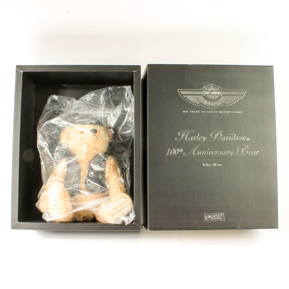 100th Anniversary Harley-Davidson Steiff Teddy Bear