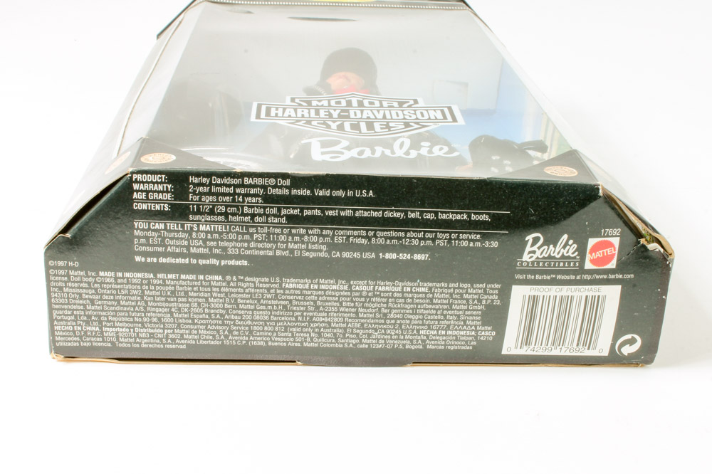 Limited Edition Harley-Davidson Barbie® Doll in Original Box