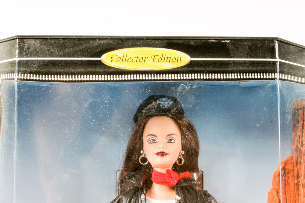 Three Harley-Davidson Edition Mattel Barbie® and Ken® Dolls