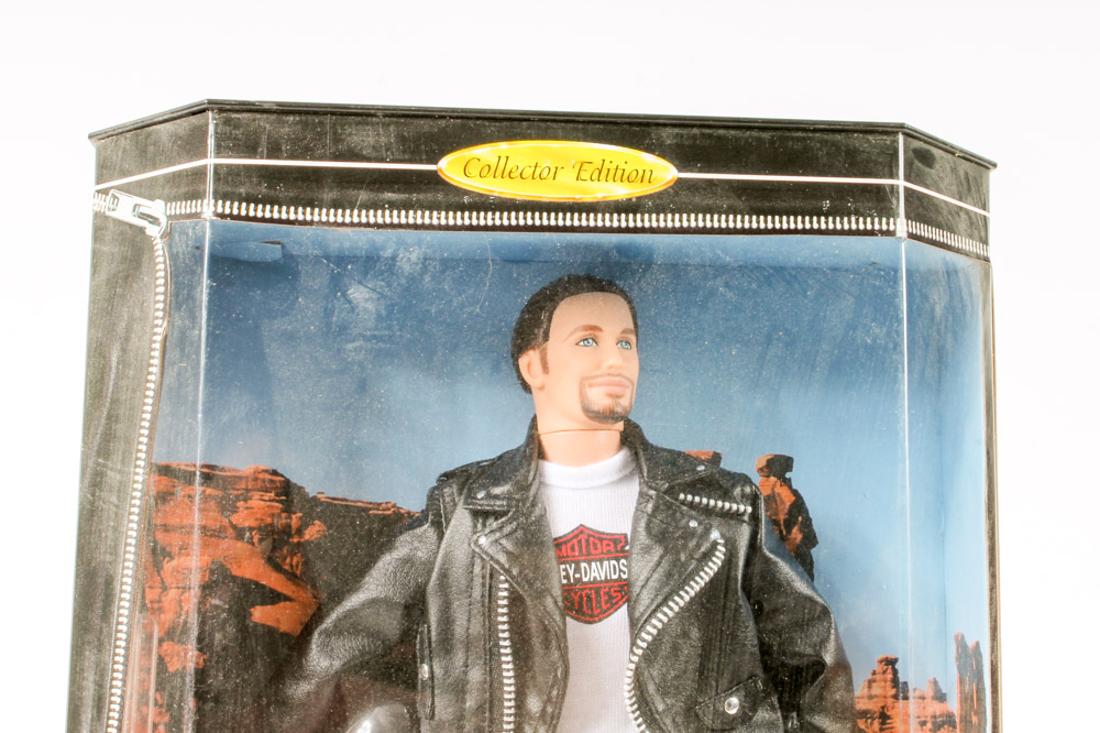 Three Harley-Davidson Edition Mattel Barbie® and Ken® Dolls