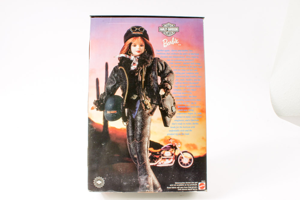 Three Harley-Davidson Edition Mattel Barbie® and Ken® Dolls
