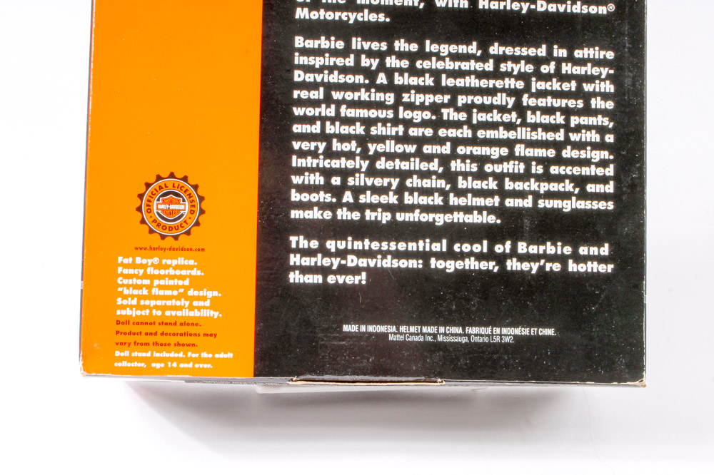 Variety of Four Mattel Ken® and Barbie® Harley-Davidson Collectible Dolls