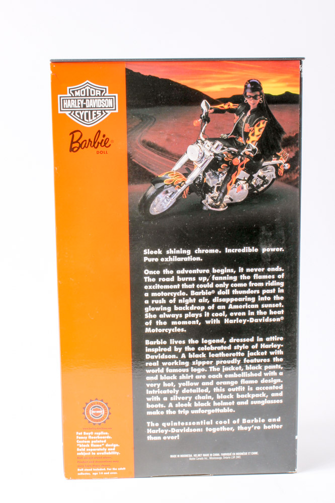 Variety of Four Mattel Ken® and Barbie® Harley-Davidson Collectible Dolls