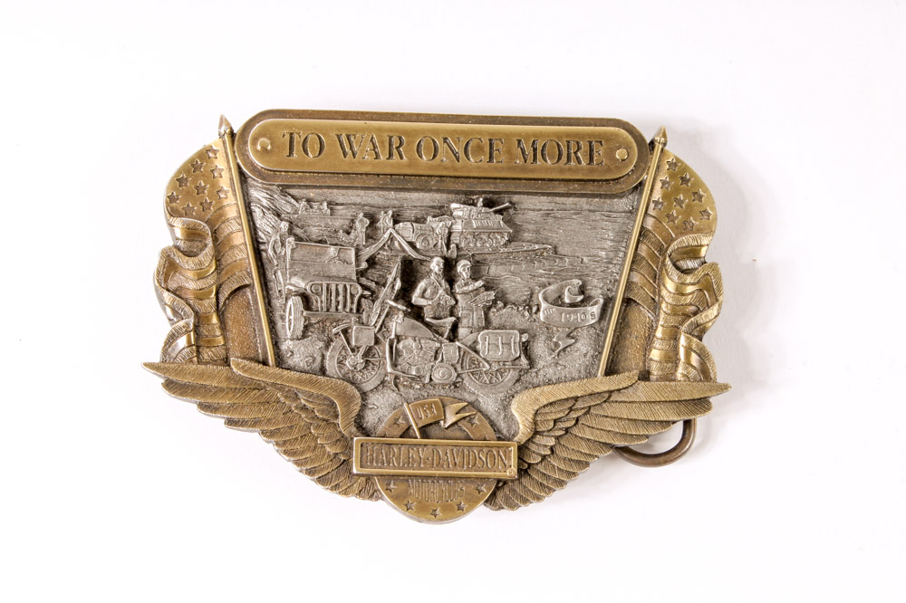 Group of Limited Edition Harley-Davidson Commemorative Belt Buckles